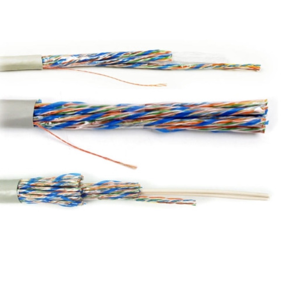 Кабель витая пара в нарезку Hyperline FTP100-C3-SOLID-INDOOR-LSZH