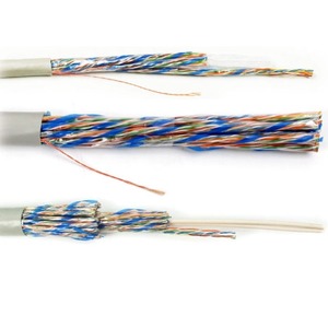 Кабель витая пара в нарезку Hyperline UTP10-C3-SOLID-INDOOR-LSZH (1 м)