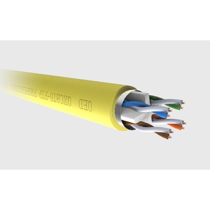 Кабель витая пара в нарезку QED Professional QXCAT6e-FTP LSOH Yellow