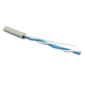 Кабель витая пара в нарезку Hyperline UTP10-C3-S24-IN-LSZH-GY (1 м)