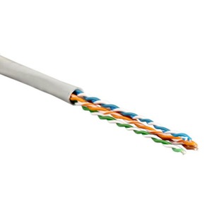 Кабель витая пара в нарезку Hyperline UUTP4-C5E-S24-IN-PVC-GY (1м)