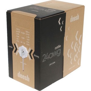 Кабель витая пара в нарезку deesh (TP5005) UTP 4PR 24AWG CAT5e
