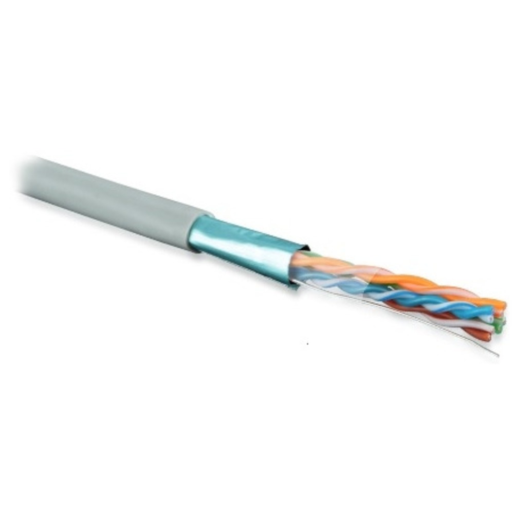 Кабель витая пара в нарезку Hyperline FUTP4-C5E-S24-IN-LSZH-OR (1м)