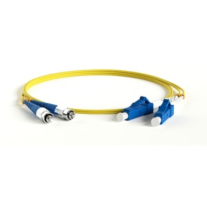 Патч-корд волоконно-оптический Hyperline FC-D2-9-FC/UR-LC/UR-H-20M-LSZH-YL 20.0m