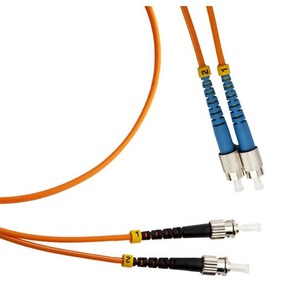 Кабель оптический патч-корд Hyperline FC-D3-50-FC/PR-ST/PR-H-2M-LSZH-OR 2.0m
