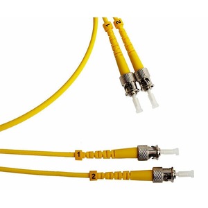 Кабель оптический патч-корд Hyperline FC-D3-9-ST/UR-ST/UR-H-3M-LSZH-YL 3.0m