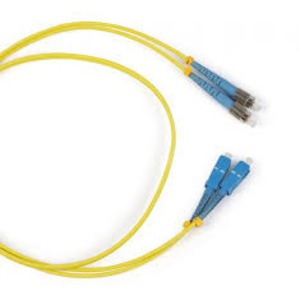 Кабель оптический патч-корд Hyperline FC-D2-9-FC/AR-SC/AR-H-5M-LSZH-YL 5.0m