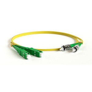 Кабель оптический патч-корд Hyperline FC-D2-9-SC/AR-ST/AR-H-2M-LSZH-YL 2.0m