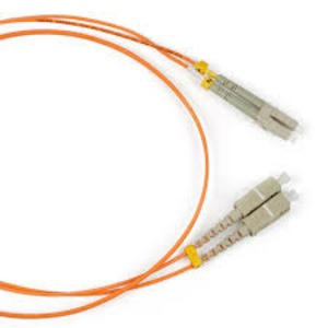 Кабель оптический патч-корд Hyperline FC-D2-50-FC/PR-SC/PR-H-10M-LSZH-OR 10.0m