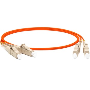 Патч-корд волоконно-оптический Hyperline FC-D2-50-LC/PR-LC/PR-H-2M-LSZH-OR 2.0m