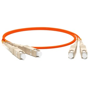 Патч-корд волоконно-оптический Hyperline FC-D2-62-SC/PR-SC/PR-H-2M-LSZH-OR 2.0m
