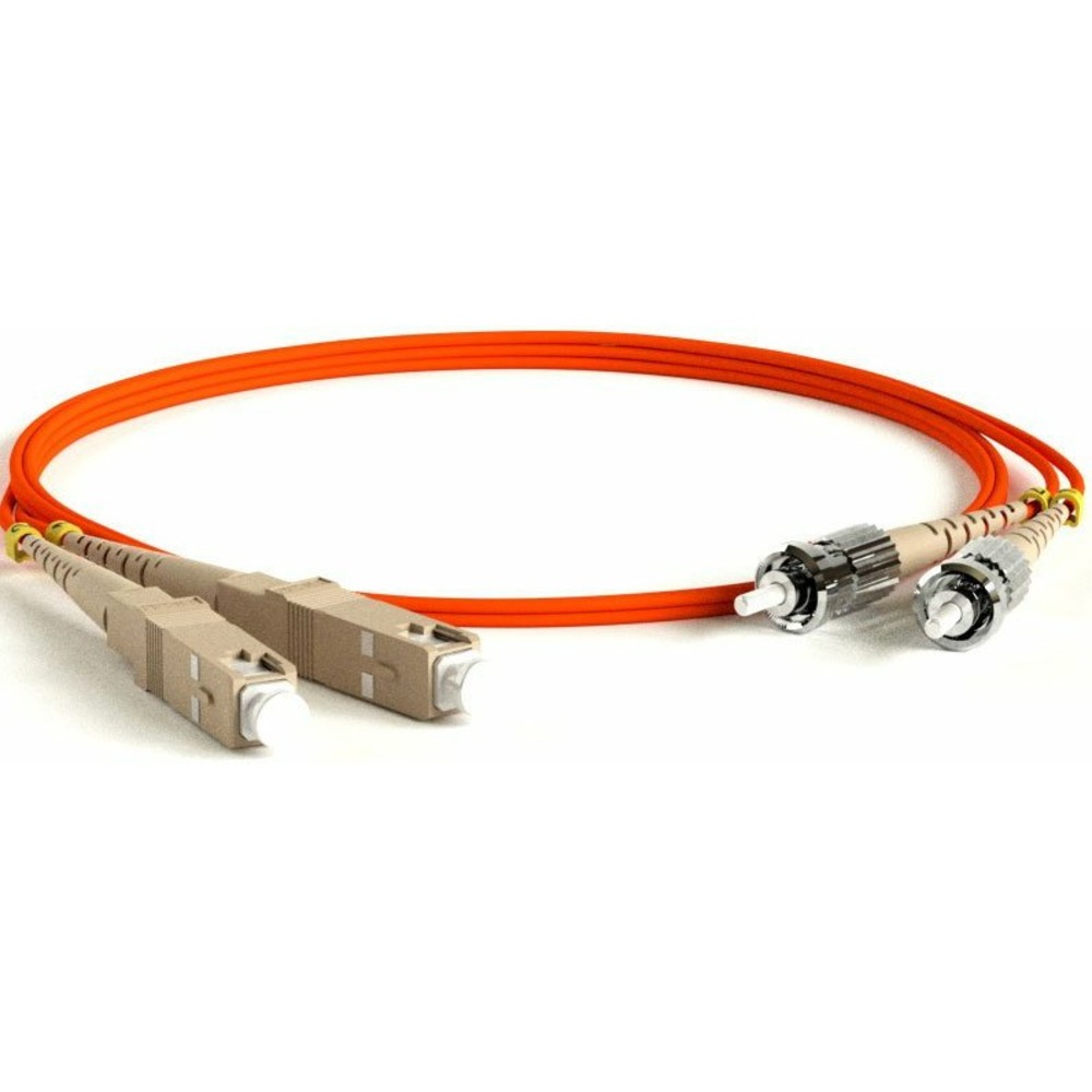 Патч-корд волоконно-оптический Hyperline FC-D2-62-SC/PR-ST/PR-H-3M-LSZH-OR 3.0m