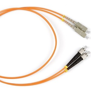 Кабель оптический патч-корд Hyperline FC-D3-50-FC/PR-SC/PR-H-1M-LSZH-OR 1.0m