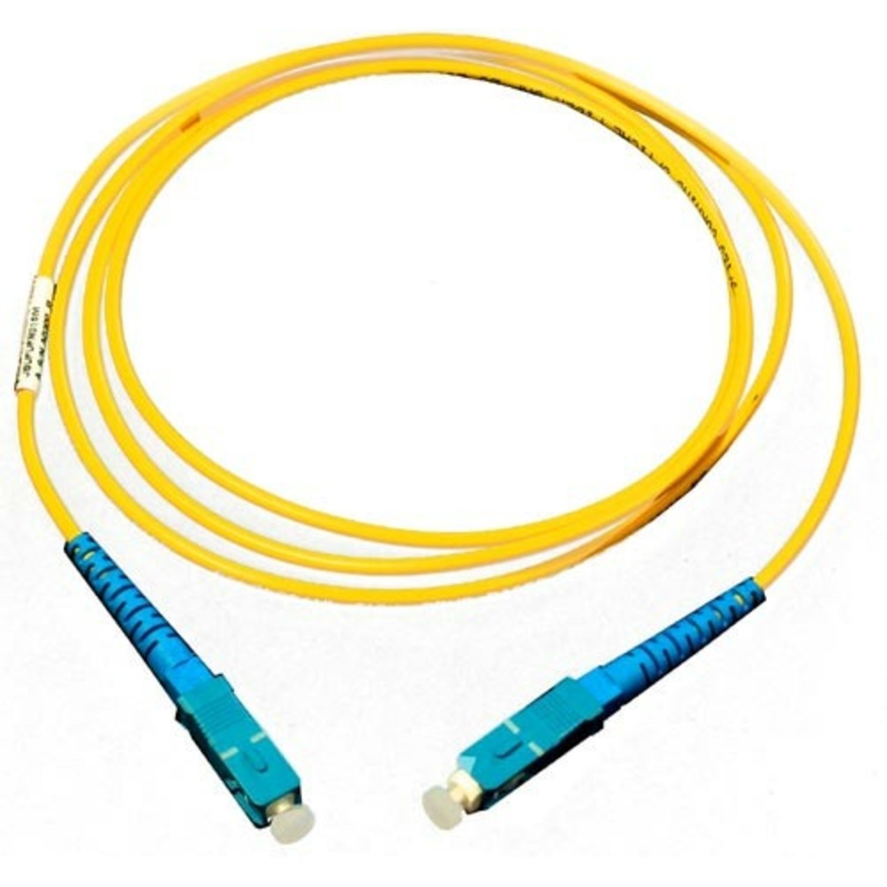 Патч-корд волоконно-оптический Hyperline FC-S2-9-SC/UR-SC/UR-H-1M-LSZH-YL 1.0m