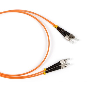 Кабель оптический патч-корд Hyperline FC-D3-50-FC/PR-ST/PR-H-1M-LSZH-OR 1.0m