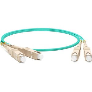 Патч-корд волоконно-оптический Hyperline FC-D3-504-SC/PR-SC/PR-H-5M-LSZH-AQ  5.0m