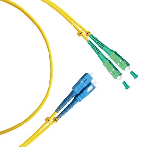 Кабель оптический патч-корд Hyperline FC-D3-9-SC/AR-SC/AR-H-3M-LSZH-YL 3.0m