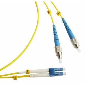 Патч-корд волоконно-оптический Hyperline FC-D2-9-FC/UR-LC/UR-H-2M-LSZH-YL 2.0m