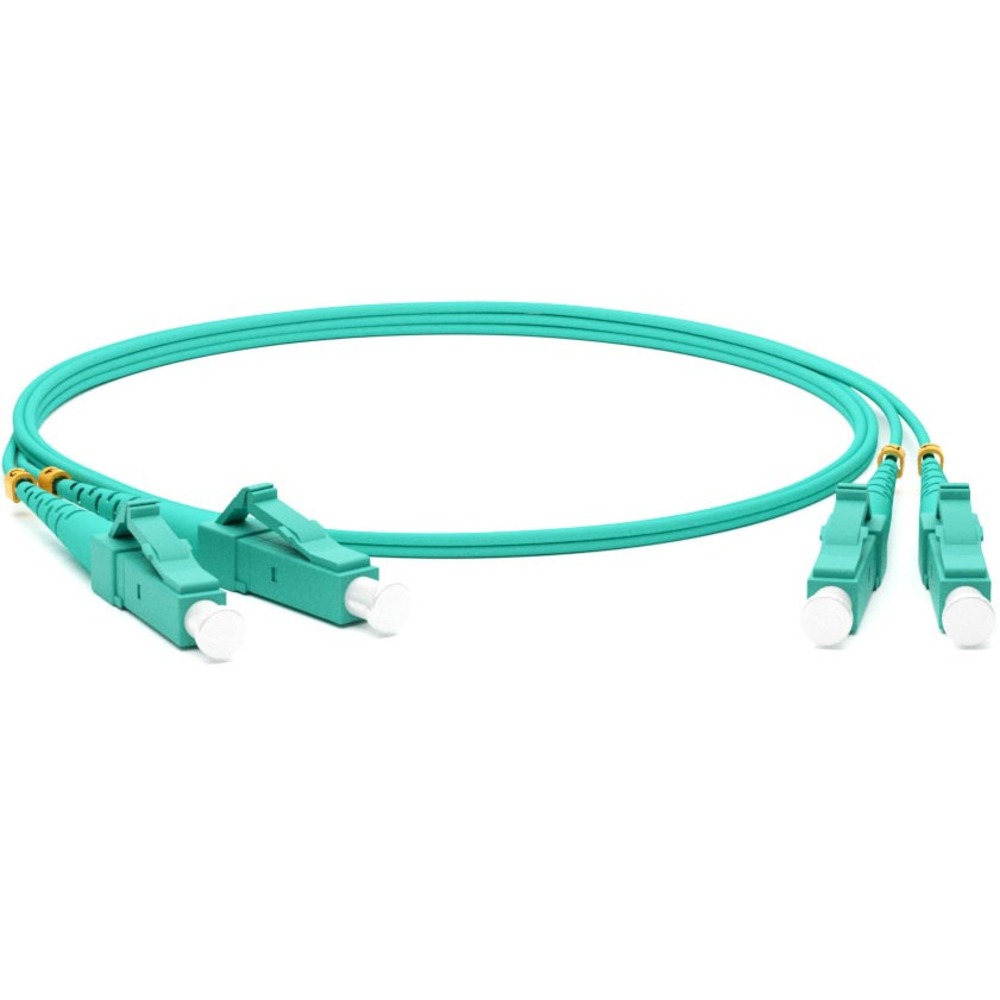 Патч-корд волоконно-оптический Hyperline FC-D2-503-LC/PR-SC/PR-H-2M-LSZH-AQ 2.0m