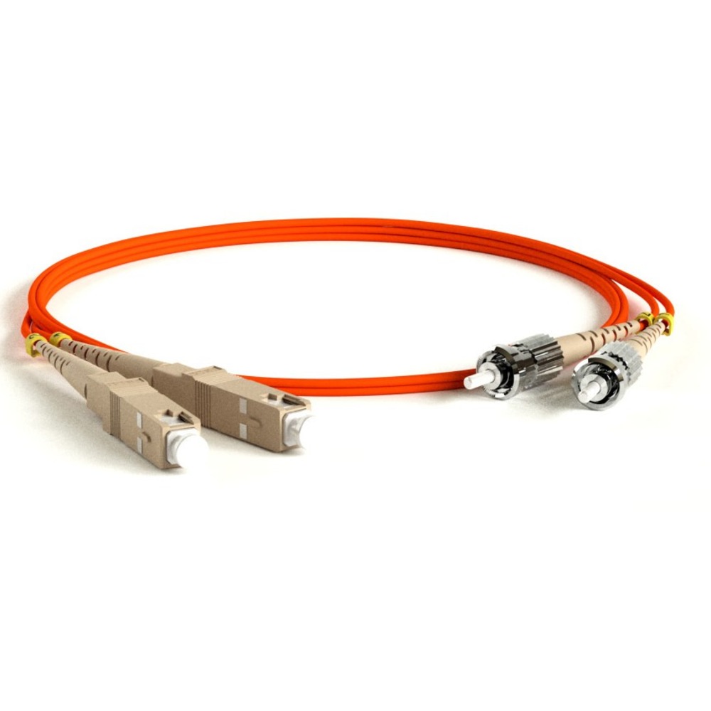 Кабель оптический патч-корд Hyperline FC-D2-50-ST/PR-ST/PR-H-15M-LSZH-OR 15.0m