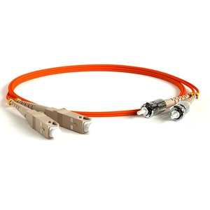 Кабель оптический патч-корд Hyperline FC-D2-50-ST/PR-ST/PR-H-15M-LSZH-OR 15.0m