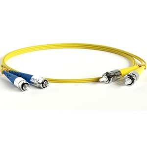 Кабель оптический патч-корд Hyperline FC-D2-9-FC/UR-ST/UR-H-10M-LSZH-YL 10.0m