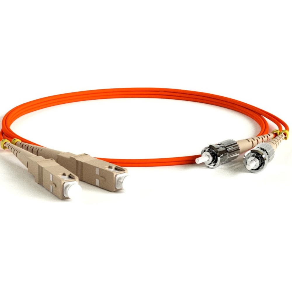Патч-корд волоконно-оптический Hyperline FC-D3-50-SC/PR-ST/PR-H-30M-PVC-OR 30.0m