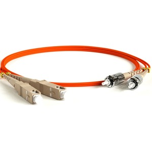 Патч-корд волоконно-оптический Hyperline FC-D3-50-SC/PR-ST/PR-H-30M-PVC-OR 30.0m