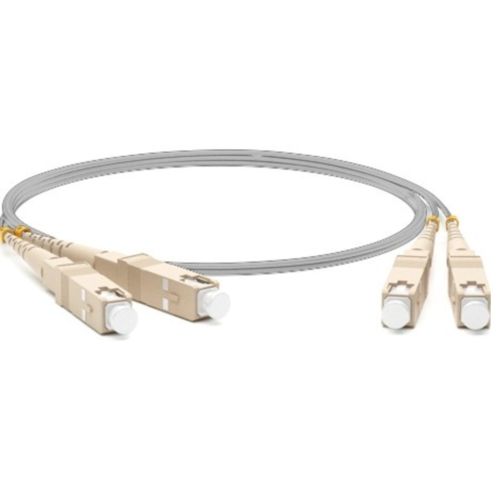 Патч-корд волоконно-оптический Hyperline FC-D3-62-SC/PR-SC/PR-H-5M-PVC-GY 5.0m