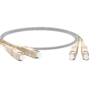 Патч-корд волоконно-оптический Hyperline FC-D3-62-SC/PR-SC/PR-H-5M-PVC-GY 5.0m