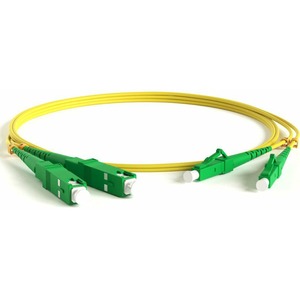 Патч-корд волоконно-оптический Hyperline FC-D2-9-LC/AR-SC/AR-H-3M-LSZH-YL 3.0m