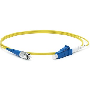 Патч-корд волоконно-оптический Hyperline FC-S2-9-FC/UR-LC/UR-H-2M-LSZH-YL 2.0m