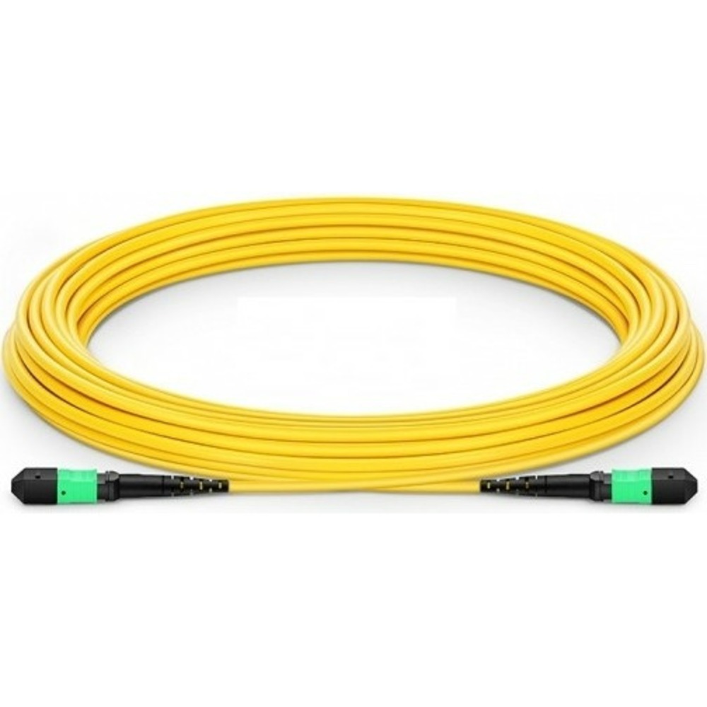 Патч-корд волоконно-оптический Hyperline FHD-MC3-9-MPOF12/AS-MPOF12/AS-A-15M-LSZH-YL 15.0m