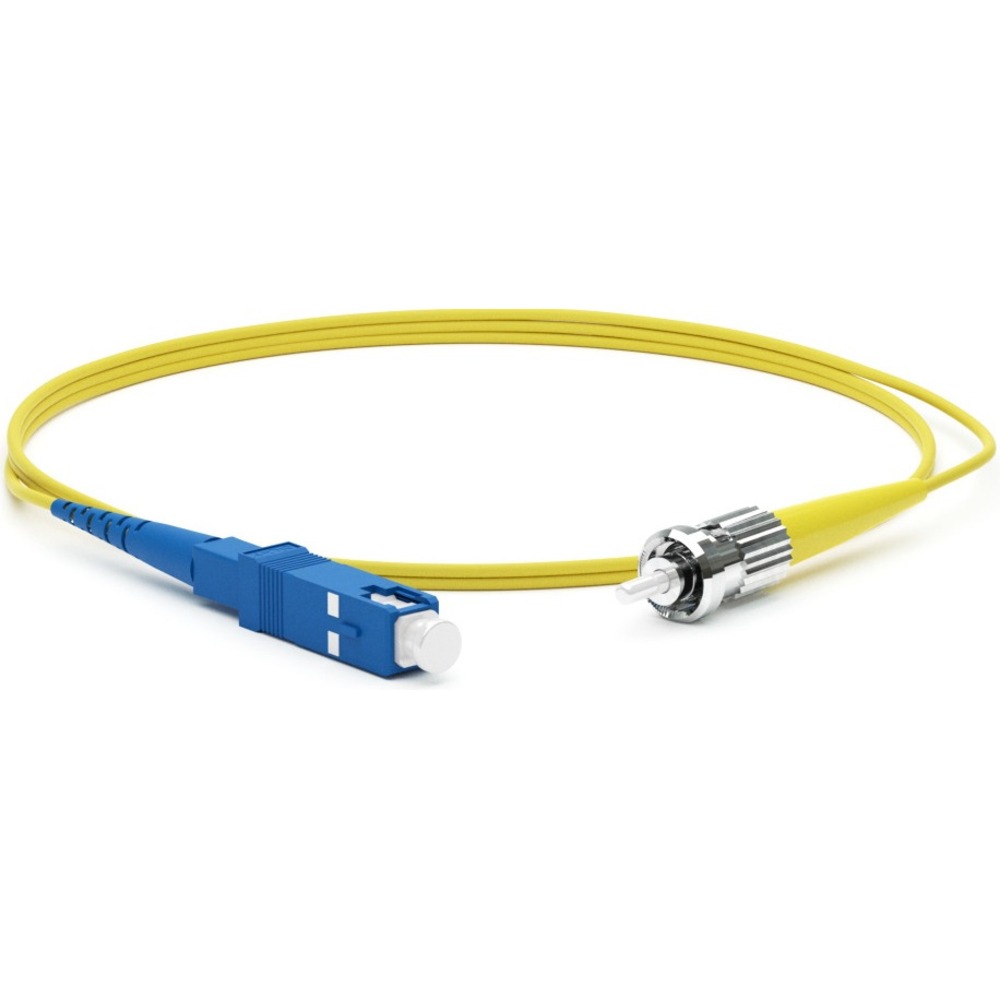 Патч-корд волоконно-оптический Hyperline FC-S2-9-SC/UR-ST/UR-H-3M-LSZH-YL 3.0m