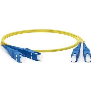 Патч-корд волоконно-оптический Hyperline FC-D2-9A1-SC/UR-SC/UR-H-2M-LSZH-YL 2.0m
