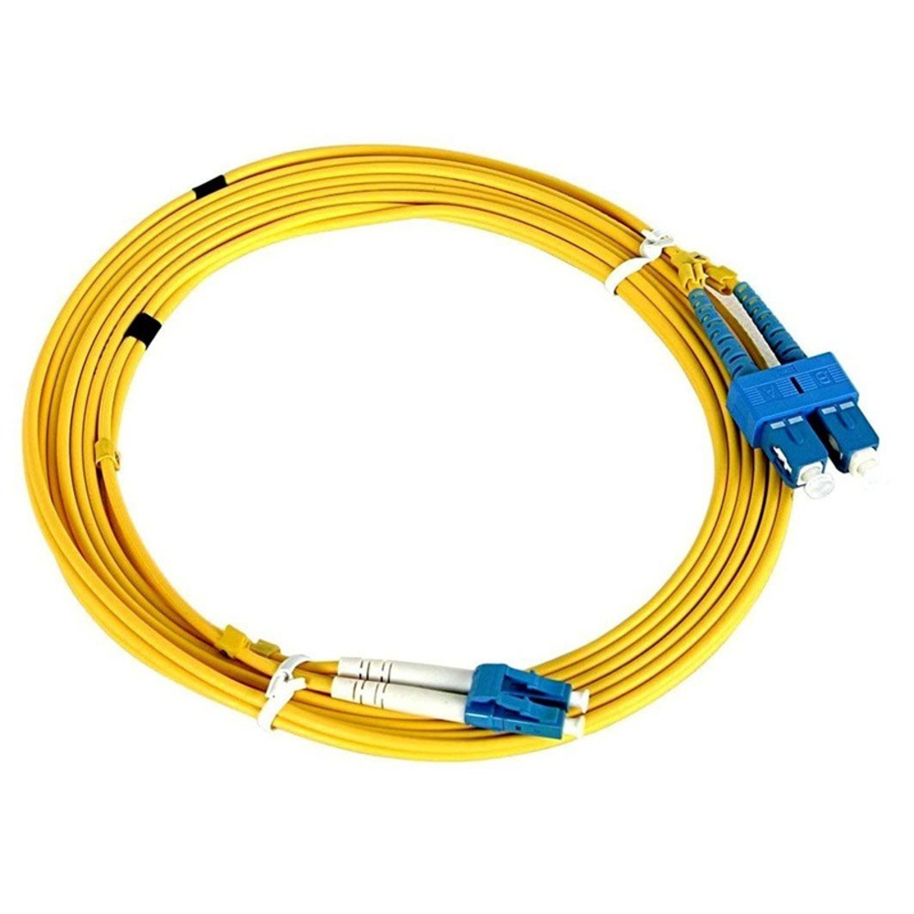 Патч-корд оптический Rexant 50-2477-1 (SM), 9/125 (OS2), LC/UPC-SC/UPC, 3 мм  (Duplex), LSZH, 2.0m