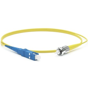 Патч-корд волоконно-оптический Hyperline FC-S2-9-SC/UR-ST/UR-H-15M-LSZH-YL 15.0m