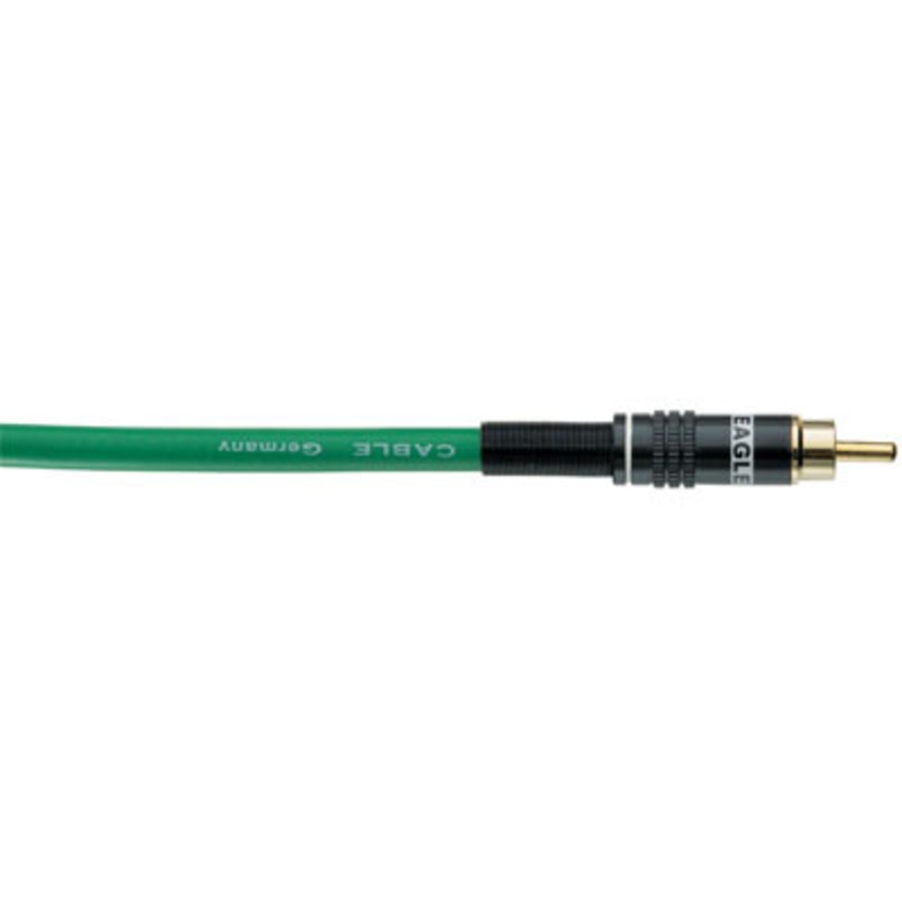 Кабель коаксиальный RCA - RCA Eagle Cable 31349201 Digital OFC Green 0.7m