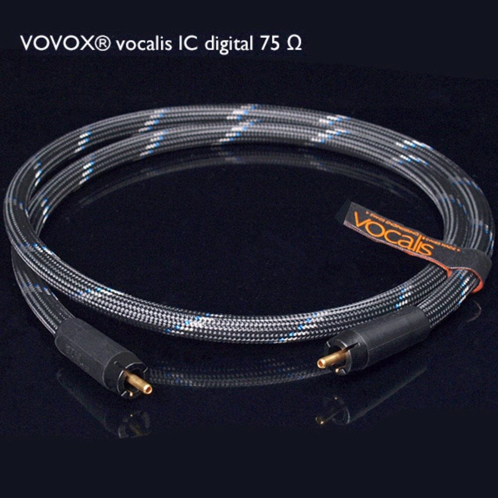 Кабель коаксиальный RCA - RCA Vovox Vocalis IC Digital 75 Ohm 1.0m