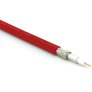 Отрезок коаксиального кабеля Canare (арт. 3743) L-3CFB RED 5.2m