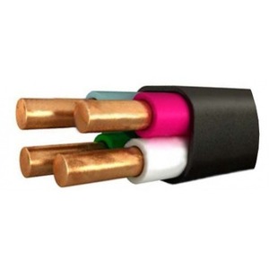 Кабель электрический ВВГп-НГ 4x2.5 Черный