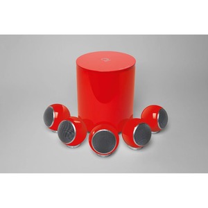 Фазоинверторный сабвуфер Elipson Planet Sub Lacquered Red