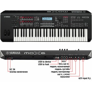 Цифровой синтезатор Yamaha MOX6