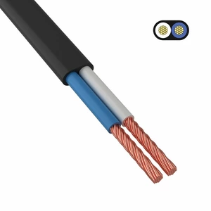 Провод ККЗ 01-8087-6 ШВВП 2х0,75 мм 200 м черный ГОСТ 7399-97