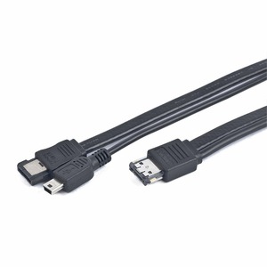 кабель питания и интерфейсный eSATA кабель Gembird CC-ESATAP-ESATA-USB5P-1M