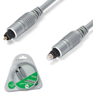 Кабель оптический Toslink - Toslink DeLink Optical Metall Gray 1.0m