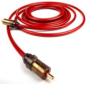 Кабель сабвуферный 1xRCA-1xRCA Chord Crimson Plus Sub VEE Plugs 3.0m