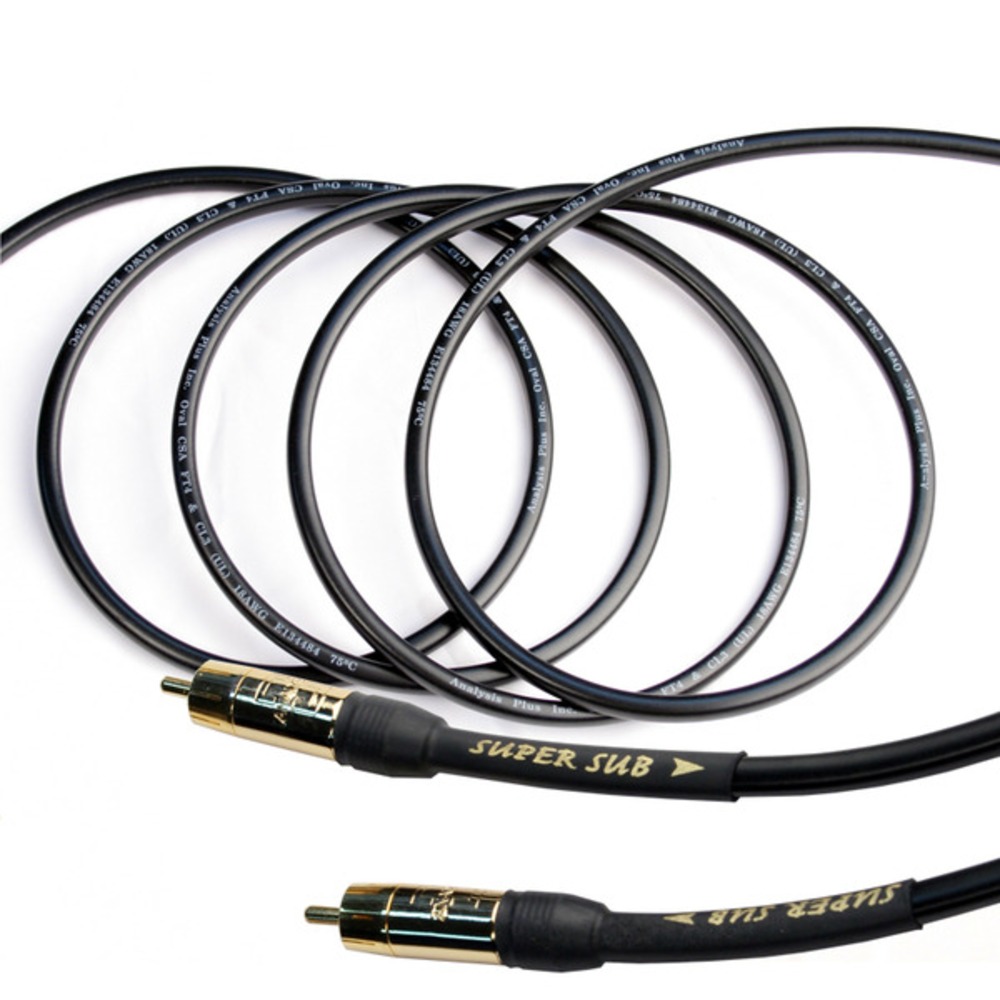 Кабель сабвуферный 1xRCA-1xRCA Analysis Plus Super Sub T 0.3m
