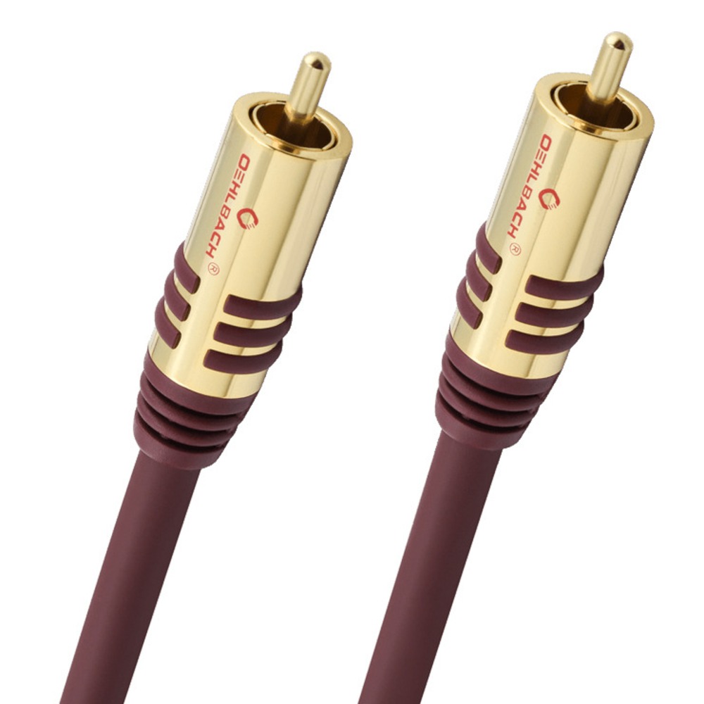 Кабель сабвуферный 1xRCA-1xRCA Oehlbach 20532 Performance NF Sub Red 2.0m