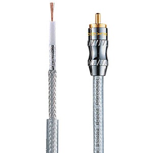 Кабель сабвуферный 1xRCA-1xRCA DAXX W55-11 1.1m
